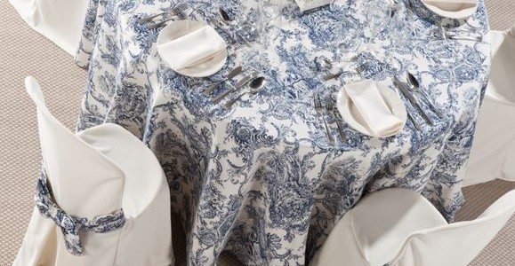 Los tejidos más adecuados en las mantelerías de las bodas de verano