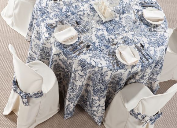 Los tejidos más adecuados en las mantelerías de las bodas de verano